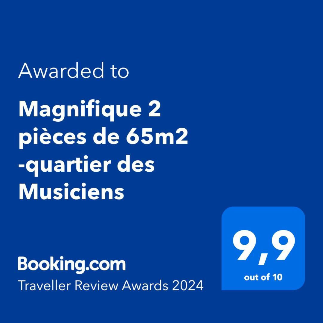 Appartamento Magnifique 2 Pieces De 65M2 -Quartier Des Musiciens Nizza Esterno foto